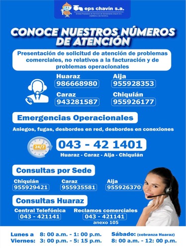 Corte programado en Huaraz